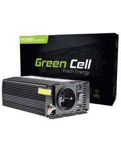 Green Cell Inverter for bil 24V til 230V, 300W / 600W Modifisert sinus