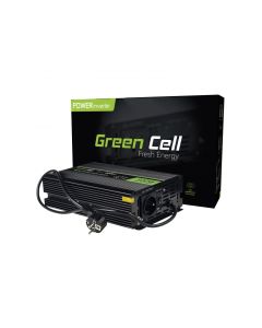 Green Cell Inverter til bil m/ UPS 12V til 230V, 300W/600W Ren Sinus