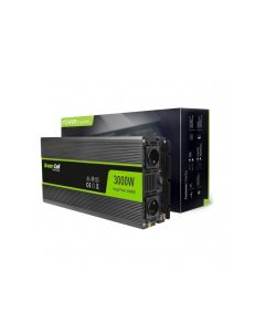 Green Cell Inverter for bil 12V til 220V, 3000W/6000W Modifisert sinus