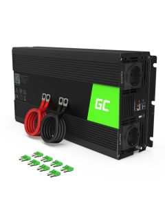 Green Cell Inverter for bil 12V til 230V 1500W/3000W Ren sinus