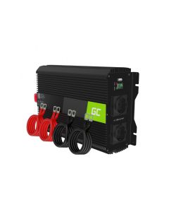 Green Cell Pro Inverter for bil 12V til 230V, 3000W/6000W Modifisert sinus