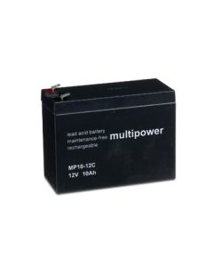 Multipower 12V - 10AH batteri for elektriske kjøretøyer