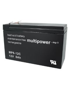Multipower MP8-12C Battery 12V 8.0ah