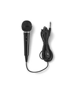 Nedis, kablet mikrofon, -75 dB +/- 3 dB følsomhet, 80 Hz -12 kHz, 5,0 m
