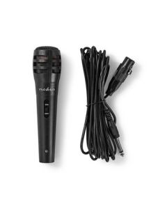 Nedis, kablet mikrofon, -75 dB +/- 3 dB følsomhet, 80 Hz -12 kHz, 5,0 m