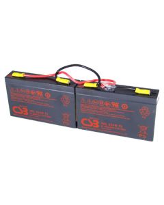 Erstatningsbatteri som tilsvarer APC RBC18 inkl. Pinner