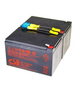 Erstatningsbatteri som tilsvarer APC RBC6 inkl. Pinner