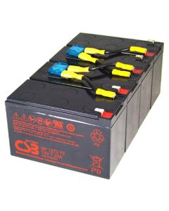 Erstatningsbatteri som tilsvarer APC RBC8 inkl. Pinner
