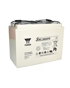 SWL3800FR Yuasa blysyrebatteri (High-Drain spesielt for UPS-systemer) (Flammebestandig kasse)