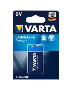 Varta Longlife Power E / 9V batteri (1 stk)