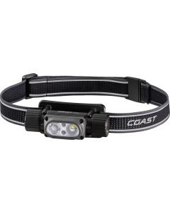Coast WPH32R vanntett oppladbar hodelykt, 2000 lumen