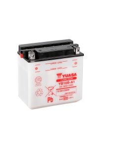 Yuasa YB16B-A1 12V batteri for motorsykkel