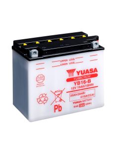 Yuasa YB16-B 12V batteri for motorsykkel