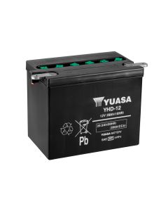 Yuasa YHD-12 (uten syre) 12V batteri for motorsykkel