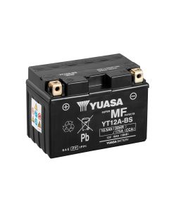 Yuasa YT12A-BS 12V AGM-batteri for motorsykkel