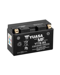 Yuasa YT7B-BS 12V AGM-batteri for motorsykkel