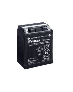 Yuasa YTX14AH-BS 12V AGM-batteri for motorsykkel