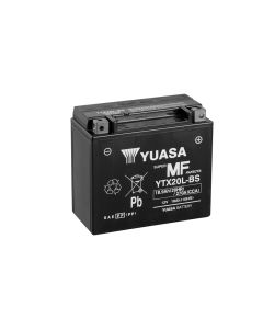 Yuasa YTX20L-BS 12V AGM-batteri for motorsykkel