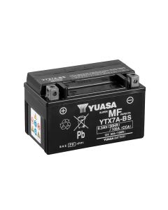 Yuasa YTX7A-BS 12V AGM-batteri for motorsykkel