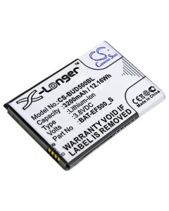 Batteri for Bluebird Barcode Scanner EF500R - 3.8V