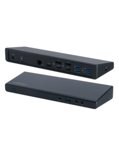 2-Power USB-C & USB-A 3.0 Triple 4K Docking Station