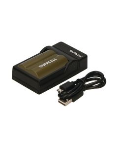 Duracell DRN5924 Batterilader for Nikon One-EL3E, Fujifilm NP-150