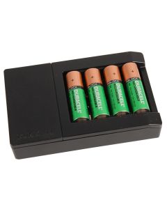 Duracell CEF15 Ultra-hurtiglader 15 minutter + 4 stk AA Active Charge batterier