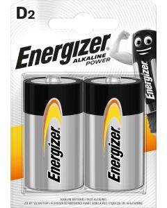 Energizer Alkaline Power D/E95 Batterier (2 stk. )