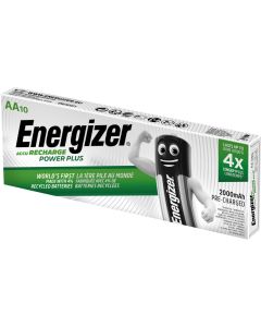 Energizer Recharge Power Plus AA / NH15 2000mAh Batterier - 10 stk. 