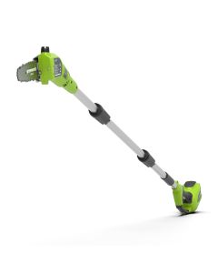 Greenworks, G24PS20, Teleskopsag, 24V, m/2Ah batteri og lader