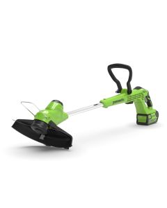 Greenworks, G40LTK2, Trimmer, 40V, frontmontert, m/2ah batteri og lader