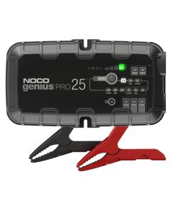 Noco Genius PRO25 Batterilader for 6V, 12V og 24V 25000mA (Wet, Gel, MF, CA, EFB, AGM, & Lithium-Ion)