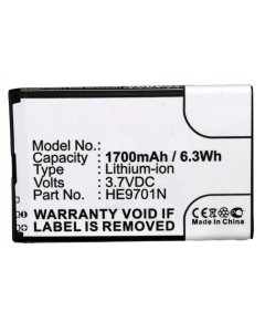 Batteri til sonocaddie he9701n (kompatibel)