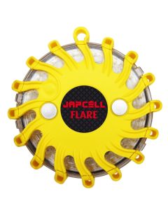 Japcell FLARE Oppladbart Nødblink / Varsellys / Skilpadde (1 stk.) – Uten Lader