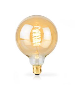 LED -glødende pære E27 | G125 | 3.8 W | 250 LM | 2100 K | Ekstra varmt hvitt | 1 stk.
