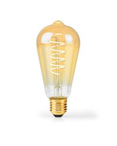 LED -glødende pære E27 | ST64 | 3.8 W | 250 LM | 2100 K | Ekstra varmt hvitt | 1 stk.