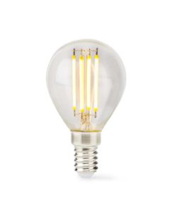 LED -LAMP PEAR E14 | G45 | 4.5 W | 470 LM | 2700 K | Hot hvit | 1 stk. | Helt klart