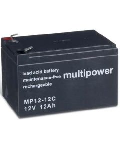 Multipower 12V - 12AH batteri for elektriske kjøretøyer