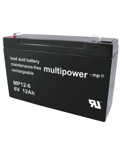 Multipower MP12-6 Blybattery 6V 12ah