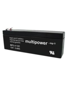 Multipower MP2.4-12C forbrukerbatteri 12V 2.4AH