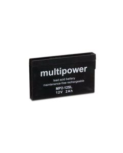 MP2-12SL Multipower Lybpraty - 12v 2ah - Erstatter Yuasa NP2-12