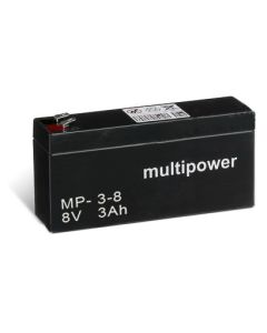 Multipower mp3 -8 8V - 3ah (4,8 mm)
