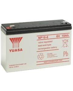 NP10-6 Yuasa blybatteri