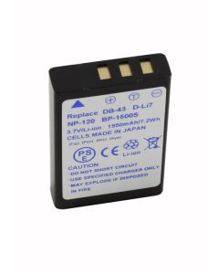 NP-120/D-Li7-Battery til Fuji Digital Camera