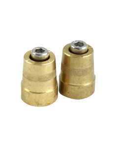 Polske sett for blybatterier - sett med 2 stk. - 6mm skruer