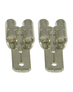 Terminaladapter fra 6,3 mm til 4,8 mm (2 stykker)