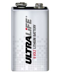 Ultralife litium 9V batteri (1200 mAh) (10 års batteri)