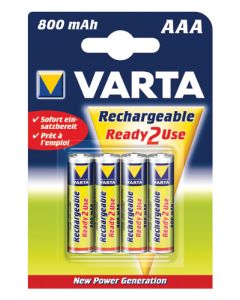 Varta Ready2use AAA / R03 / Micro (4 PC) 800 mAh oppladbare batterier