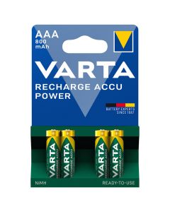 Varta Ready2use AAA / R03 / Micro (4 PC) 800 mAh oppladbare batterier