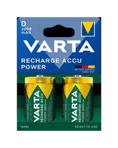 VARTA POWER ACCU D / R20 / MONO (2 PCS) 3000mAh batteri